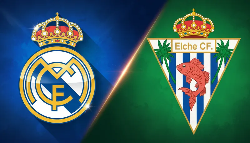 El Real Madrid vence 3-2 al Elche en LaLiga